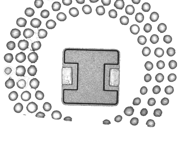 貼片電感機(jī)器視覺檢測設(shè)備檢測電感外觀方案！