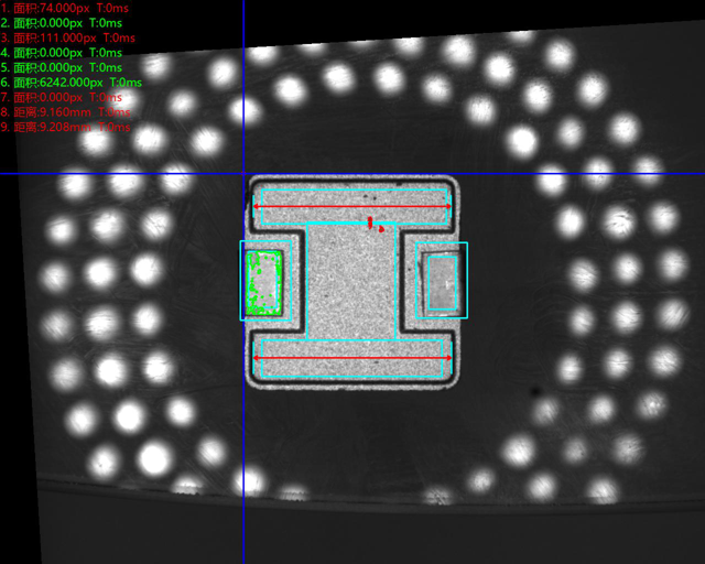  頂部正光檢測(cè)不良品分析圖